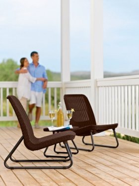 Комплект мебель Рио Патио (Rio Patio set) виски-коричневый в Менделеевске - mendeleevsk.ok-mebel.com | фото 3