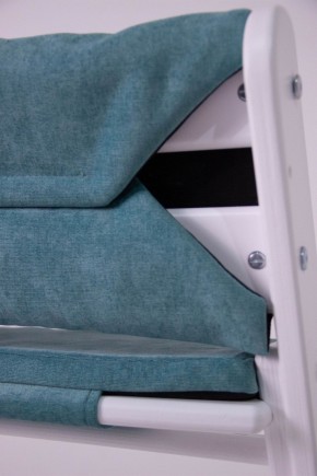 Комплект растущий стул и подушки Конёк Горбунёк Комфорт  (Бело-мятный, Волна) в Менделеевске - mendeleevsk.ok-mebel.com | фото