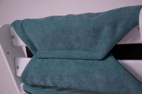 Комплект растущий стул и подушки Конёк Горбунёк Комфорт  (Бело-зеленый, Волна) в Менделеевске - mendeleevsk.ok-mebel.com | фото