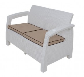 Комплект уличной мебели Yalta Premium Terrace Set (Ялта) белый (+подушки под спину) в Менделеевске - mendeleevsk.ok-mebel.com | фото 2