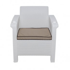 Комплект уличной мебели Yalta Premium Terrace Set (Ялта) белый (+подушки под спину) в Менделеевске - mendeleevsk.ok-mebel.com | фото 6