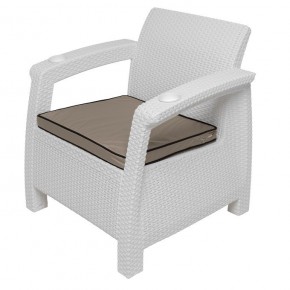 Комплект уличной мебели Yalta Premium Terrace Set (Ялта) белый (+подушки под спину) в Менделеевске - mendeleevsk.ok-mebel.com | фото 7