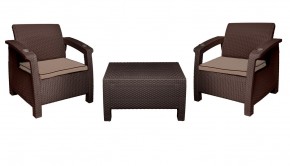 Комплект уличной мебели Yalta Premium Terrace Set (Ялта) шоколадый (+подушки под спину) в Менделеевске - mendeleevsk.ok-mebel.com | фото 8