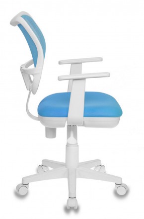 Кресло детское Бюрократ CH-W797/LB/TW-55 голубой в Менделеевске - mendeleevsk.ok-mebel.com | фото 2