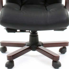 Кресло для руководителя Chairman 421 черный/орех темный, черный в Менделеевске - mendeleevsk.ok-mebel.com | фото 4