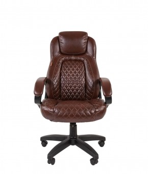 Кресло для руководителя  CHAIRMAN 432 (Экокожа коричневая) в Менделеевске - mendeleevsk.ok-mebel.com | фото 2