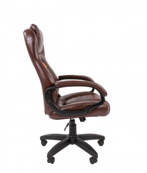 Кресло для руководителя  CHAIRMAN 432 (Экокожа коричневая) в Менделеевске - mendeleevsk.ok-mebel.com | фото 3