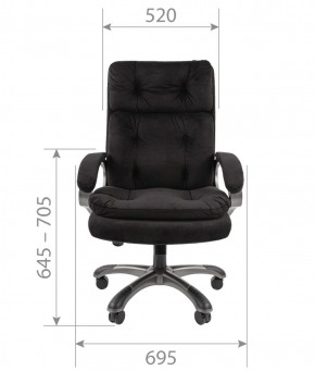 Кресло для руководителя  CHAIRMAN 442 (ткань черная) в Менделеевске - mendeleevsk.ok-mebel.com | фото 4