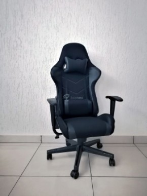Кресло геймерское Barneo K-50 (черная сетка черные вставки) в Менделеевске - mendeleevsk.ok-mebel.com | фото