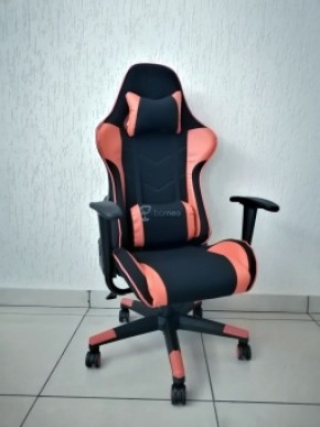 Кресло геймерское Barneo K-50 (черная сетка оранжевые вставки) в Менделеевске - mendeleevsk.ok-mebel.com | фото