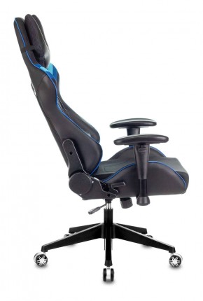 Кресло игровое Бюрократ VIKING 4 AERO BLUE черный/синий в Менделеевске - mendeleevsk.ok-mebel.com | фото 2