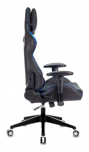Кресло игровое Бюрократ VIKING 4 AERO BLUE черный/синий в Менделеевске - mendeleevsk.ok-mebel.com | фото 8
