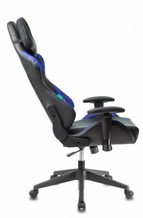 Кресло игровое Бюрократ VIKING 5 AERO BLUE черный/синий в Менделеевске - mendeleevsk.ok-mebel.com | фото 2