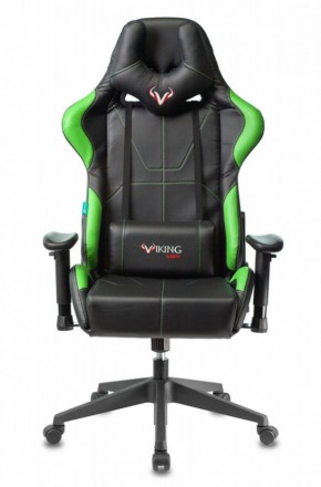 Кресло игровое Бюрократ VIKING 5 AERO LGREEN черный/салатовый в Менделеевске - mendeleevsk.ok-mebel.com | фото 2