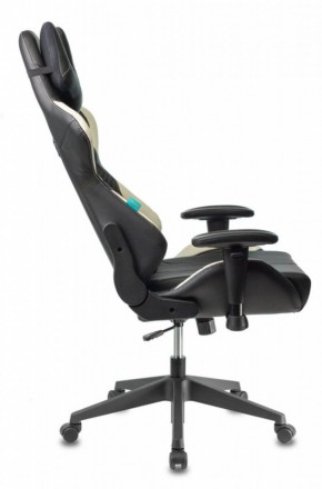 Кресло игровое Бюрократ VIKING 5 AERO WHITE черный/белый в Менделеевске - mendeleevsk.ok-mebel.com | фото 2