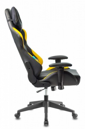 Кресло игровое Бюрократ VIKING 5 AERO YELLOW черный/желтый в Менделеевске - mendeleevsk.ok-mebel.com | фото 2