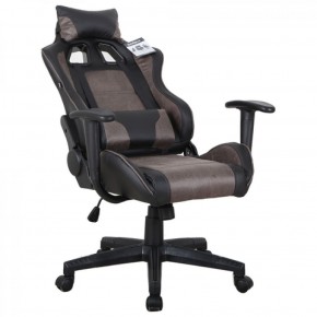 Кресло компьютерное BRABIX "GT Racer GM-100" (черное/коричневое) 531819 в Менделеевске - mendeleevsk.ok-mebel.com | фото 4