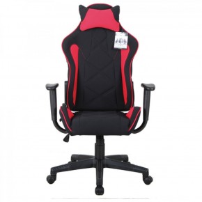 Кресло компьютерное BRABIX GT Racer GM-101 + подушка (ткань) черное/красное (531820) в Менделеевске - mendeleevsk.ok-mebel.com | фото 3