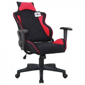 Кресло компьютерное BRABIX GT Racer GM-101 + подушка (ткань) черное/красное (531820) в Менделеевске - mendeleevsk.ok-mebel.com | фото 4