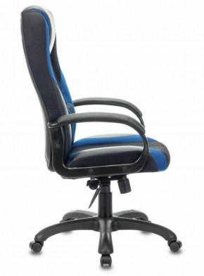 Кресло компьютерное BRABIX PREMIUM "Rapid GM-102" (экокожа/ткань, черное/синее) 532106 в Менделеевске - mendeleevsk.ok-mebel.com | фото 3