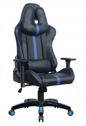 Кресло компьютерное BRABIX "GT Carbon GM-120" (черное/синее) 531930 в Менделеевске - mendeleevsk.ok-mebel.com | фото