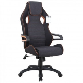 Кресло компьютерное BRABIX Techno Pro GM-003 (ткань черное/серое, вставки оранжевые) 531813 в Менделеевске - mendeleevsk.ok-mebel.com | фото