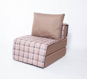 Кресло-кровать бескаркасное Харви (коричневый-квадро беж) в Менделеевске - mendeleevsk.ok-mebel.com | фото