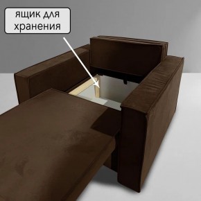 Кресло-кровать Принц КК1-ВК (велюр коричневый) в Менделеевске - mendeleevsk.ok-mebel.com | фото 6