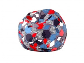 Кресло-мешок Мяч M (Geometry Slate) в Менделеевске - mendeleevsk.ok-mebel.com | фото 1
