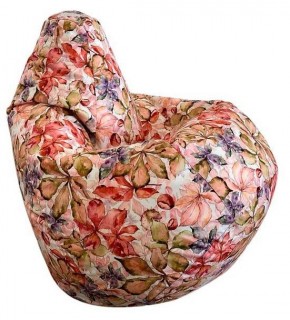 Кресло-мешок Цветы L в Менделеевске - mendeleevsk.ok-mebel.com | фото 1