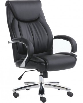 Кресло офисное BRABIX PREMIUM "Advance EX-575" (хром, экокожа, черное) 531825 в Менделеевске - mendeleevsk.ok-mebel.com | фото