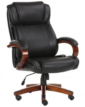 Кресло офисное BRABIX PREMIUM "Magnum EX-701" (дерево, рециклированная кожа, черное) 531827 в Менделеевске - mendeleevsk.ok-mebel.com | фото 1