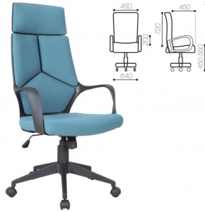 Кресло офисное BRABIX PREMIUM "Prime EX-515" (ткань, голубое) 531568 в Менделеевске - mendeleevsk.ok-mebel.com | фото 3