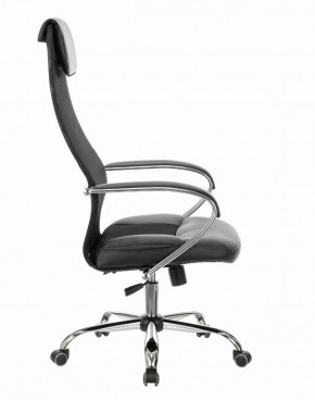 Кресло офисное BRABIX PREMIUM "Stalker EX-608 CH" (хром, ткань-сетка/кожзам, черное) 532091 в Менделеевске - mendeleevsk.ok-mebel.com | фото 2