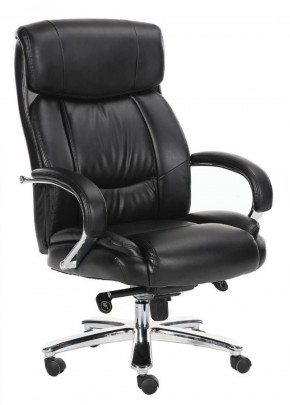 Кресло офисное BRABIX "Direct EX-580" (хром/рециклированная кожа/черное) 531824 в Менделеевске - mendeleevsk.ok-mebel.com | фото