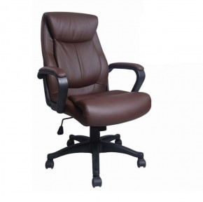 Кресло офисное BRABIX "Enter EX-511" (экокожа/коричневая) 531163 в Менделеевске - mendeleevsk.ok-mebel.com | фото 1