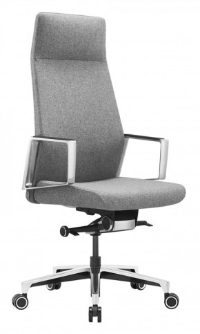 Кресло руководителя Бюрократ _JONS/CASHGREY серый в Менделеевске - mendeleevsk.ok-mebel.com | фото