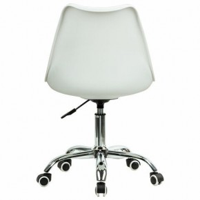 Кресло стул BRABIX "Eames MG-310 CH", хром, пластик белый, ткань серая, 532924 в Менделеевске - mendeleevsk.ok-mebel.com | фото 4