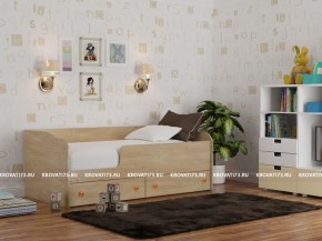 Кровать детская Панда + борт + 2 ящика (1000) в Менделеевске - mendeleevsk.ok-mebel.com | фото 1