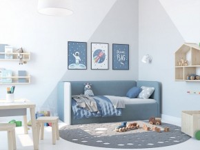 Кровать-диван Leonardo 160*70 (Голубой) + боковина в Менделеевске - mendeleevsk.ok-mebel.com | фото 5