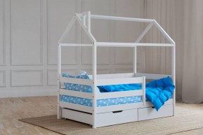 Кровать-домик 80*160 Белый в Менделеевске - mendeleevsk.ok-mebel.com | фото 4