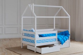 Кровать-домик 80*190 Белый в Менделеевске - mendeleevsk.ok-mebel.com | фото 4