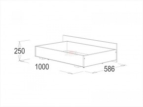 Кровать двойная Ольга 1Н + 2-а ящика (1200*2000) в Менделеевске - mendeleevsk.ok-mebel.com | фото 3