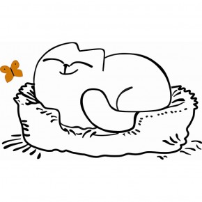 Кровать двухуровневая Кот № 900.1 ЛЕВАЯ (туя светлая/белый) в Менделеевске - mendeleevsk.ok-mebel.com | фото 2