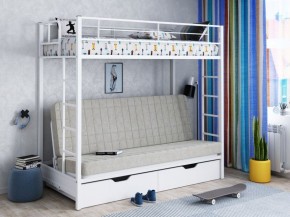 Кровать двухъярусная с диваном "Мадлен-ЯЯ" с ящиками в Менделеевске - mendeleevsk.ok-mebel.com | фото 1