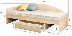 Кровать Изгиб в Менделеевске - mendeleevsk.ok-mebel.com | фото 2