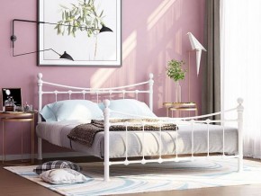 Кровать металлическая "Эльда" Белый в Менделеевске - mendeleevsk.ok-mebel.com | фото