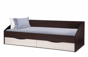 Кровать одинарная "Фея - 3" симметричная New (2000Х900) венге/вудлайн кремовый в Менделеевске - mendeleevsk.ok-mebel.com | фото 1