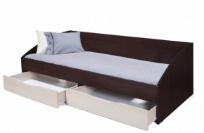 Кровать одинарная "Фея - 3" симметричная New (2000Х900) венге/вудлайн кремовый в Менделеевске - mendeleevsk.ok-mebel.com | фото 2