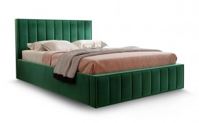 Кровать "Вена" 1400 СТАНДАРТ Вариант 1 Мора зеленый + ортопедическое основание на 5 опорах в Менделеевске - mendeleevsk.ok-mebel.com | фото